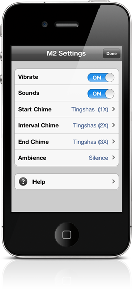 Meditator Settings