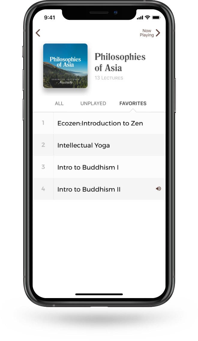 Alan Watts App, Favorite lectures.