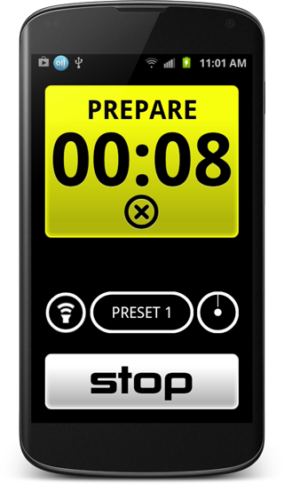 Boxing Timer Pro, Prepare