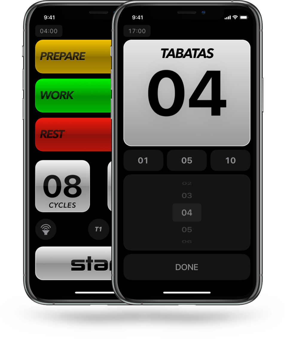 Tabata Pro, multiple tabatas, tabata this