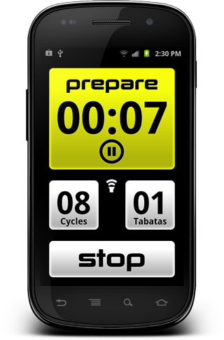 Tabata Pro, Prepare